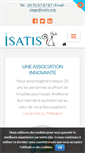 Mobile Screenshot of isatis.org